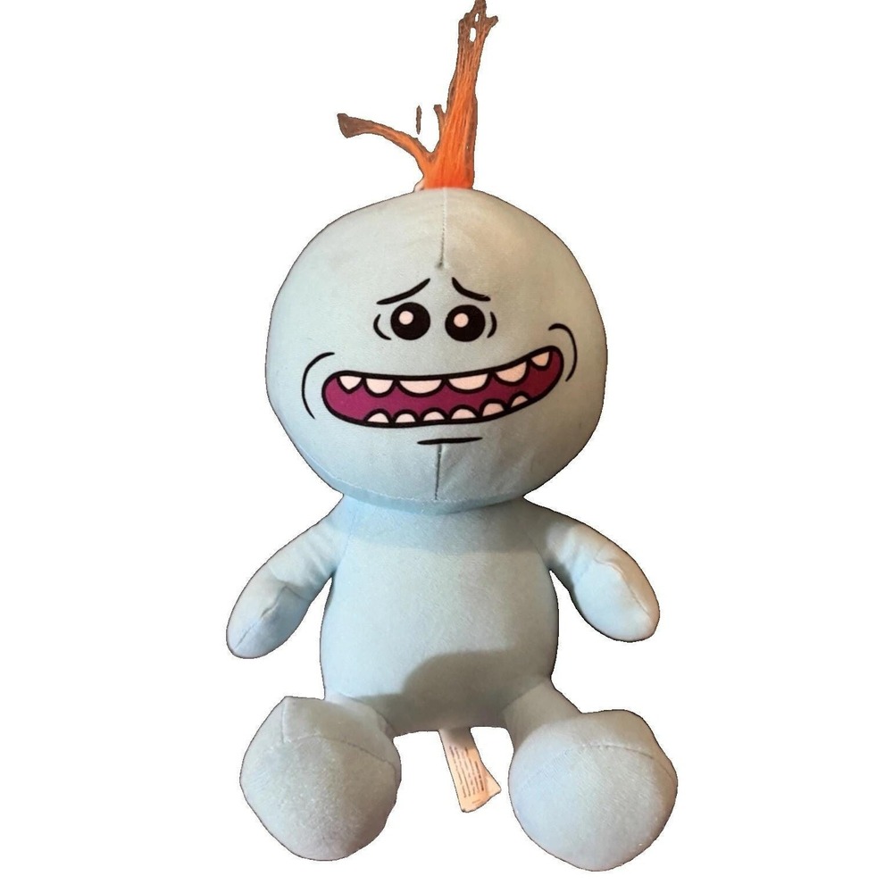 Rick and Morty Mr. Meeseeks Plush Adult Swim 2022 Toy Factory Blue Stuffed Toy